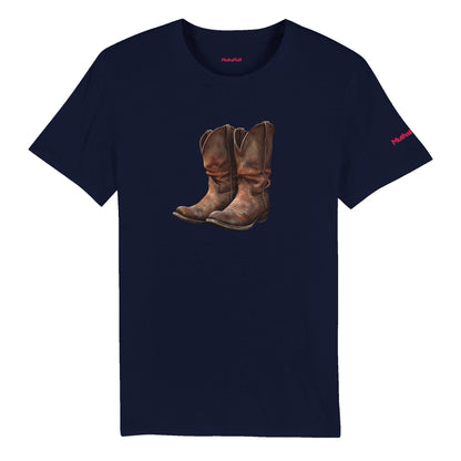 Cowboy Boots Organic Unisex Tee