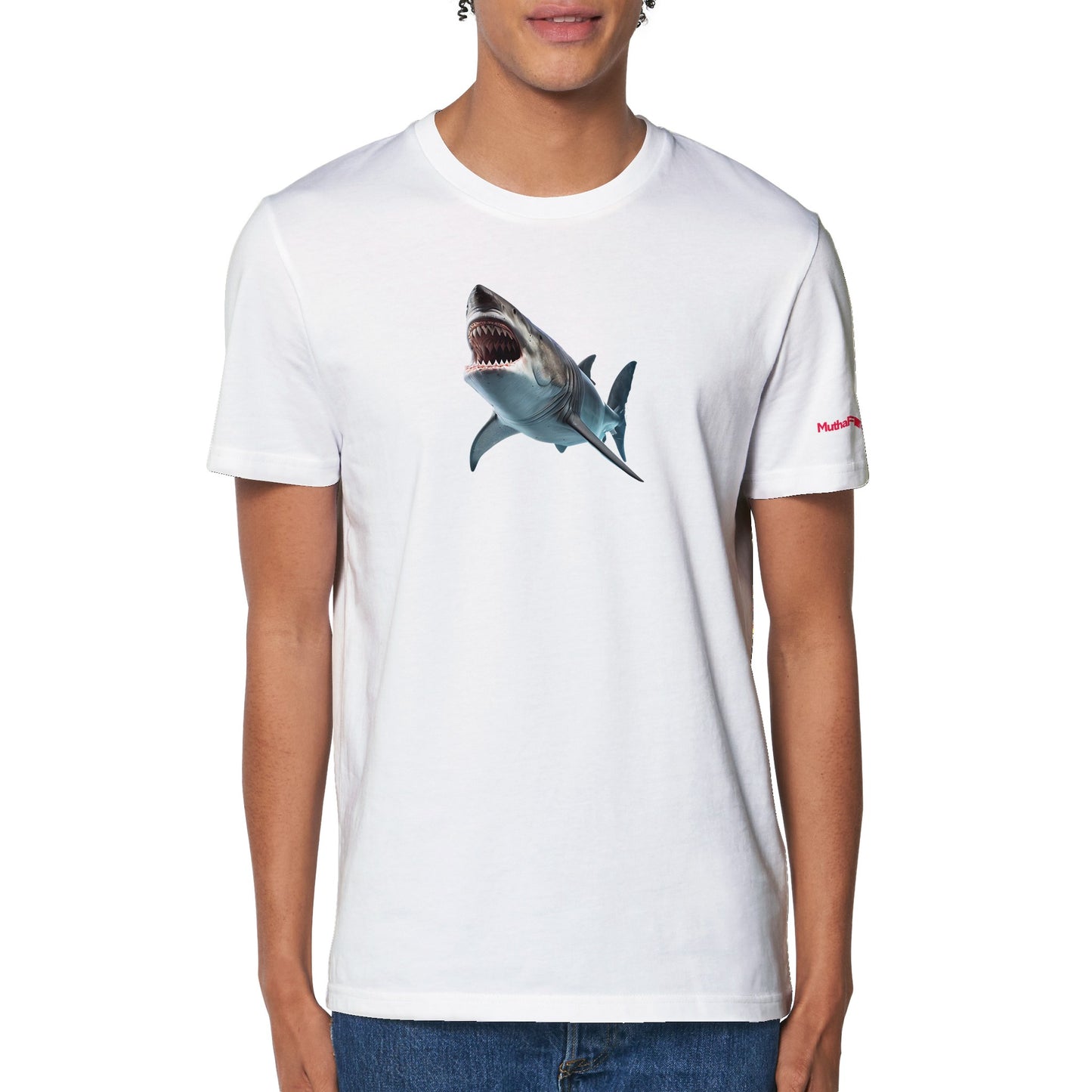 Great White Shark Organic Unisex Tee