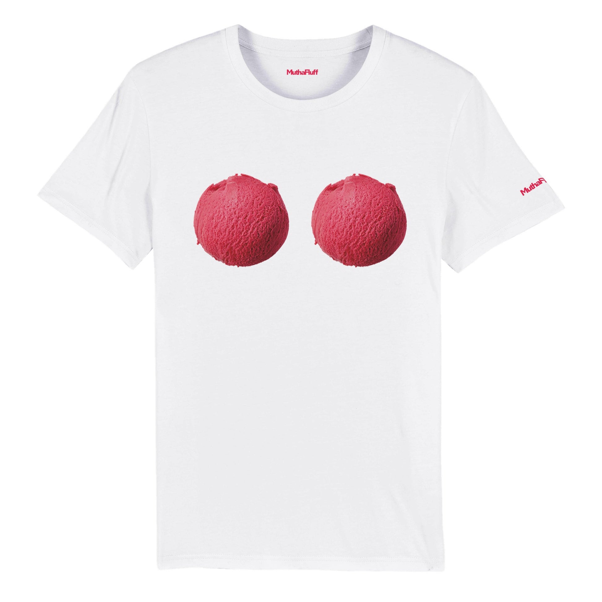 Raspberry Scoops Organic Unisex Tee