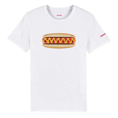 Juicy Vegan Hot Dog Organic Unisex Tee