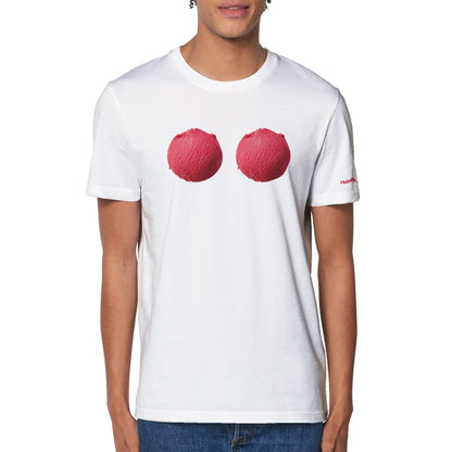 Raspberry Scoops Organic Unisex Tee