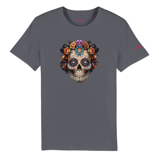 Floral Skull Organic Unisex Tee