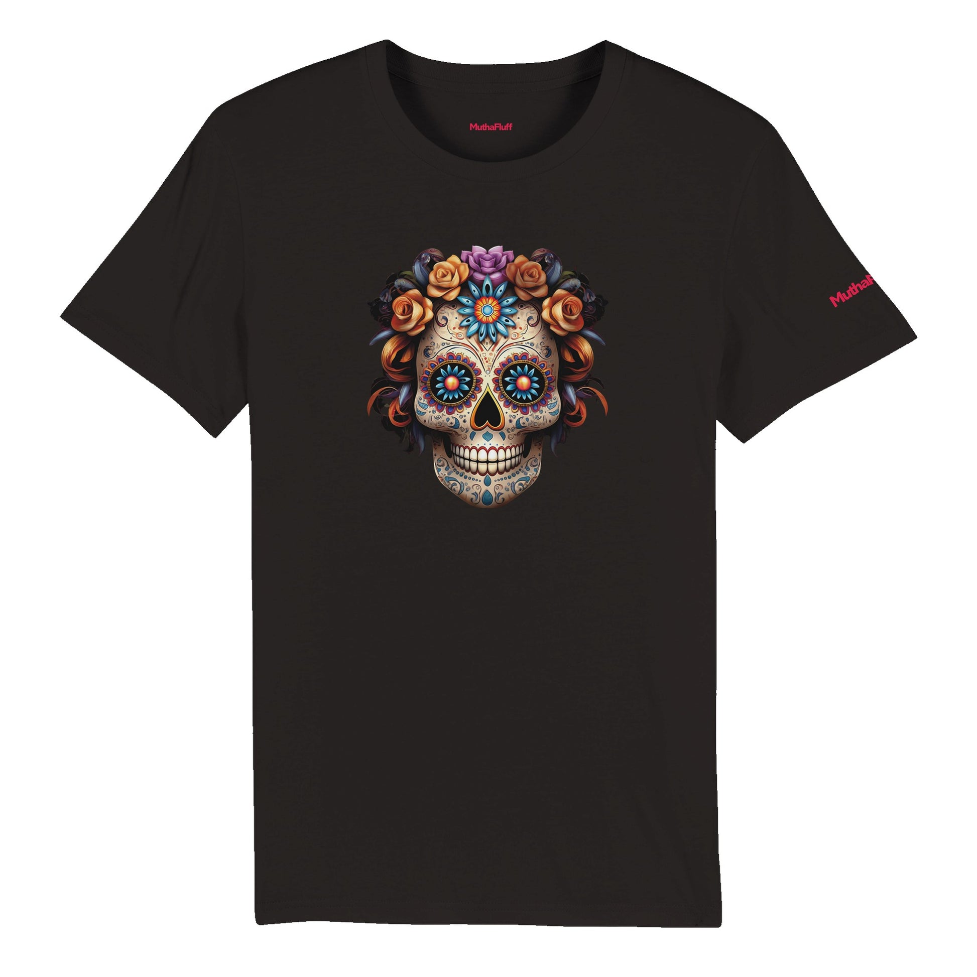 Floral Skull Organic Unisex Tee