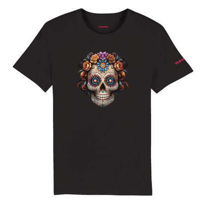 Floral Skull Organic Unisex Tee