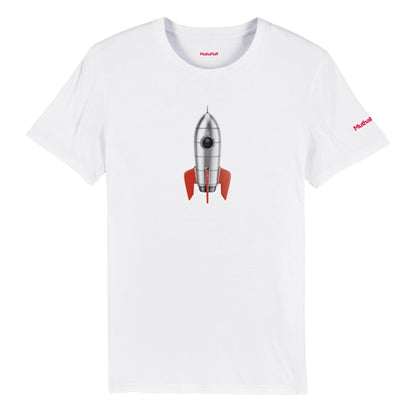Space Rocket Organic Unisex Tee
