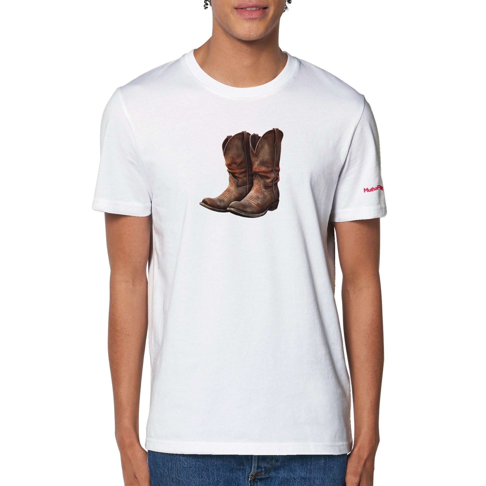 Cowboy Boots Organic Unisex Tee