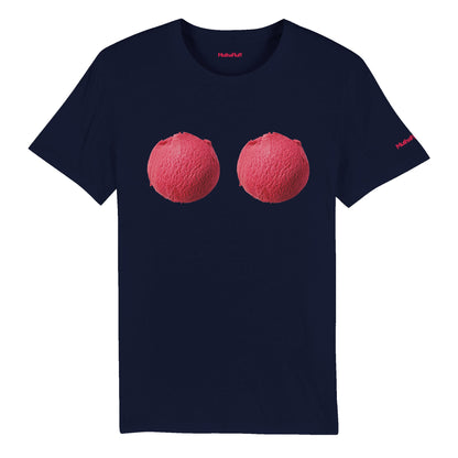 Raspberry Scoops Organic Unisex Tee