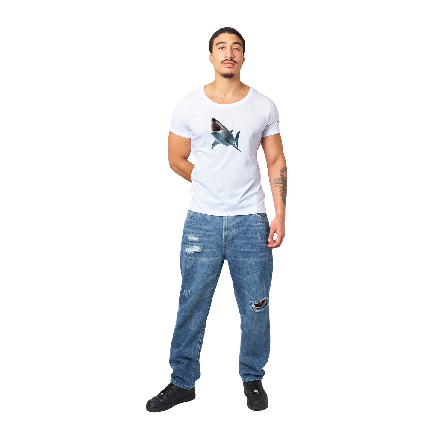 Great White Shark Organic Unisex Tee