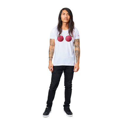 Raspberry Scoops Organic Unisex Tee