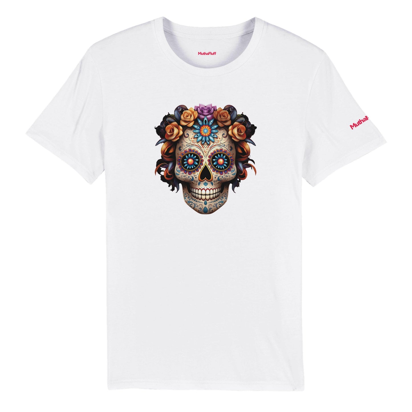 Floral Skull Organic Unisex Tee