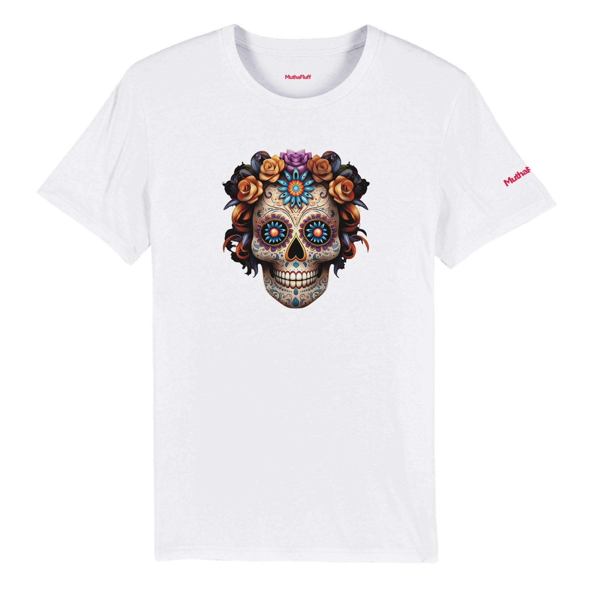 Floral Skull Organic Unisex Tee