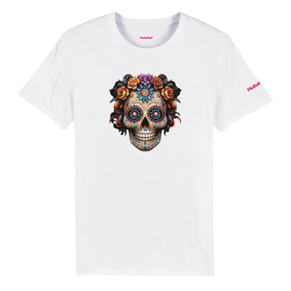 Floral Skull Organic Unisex Tee