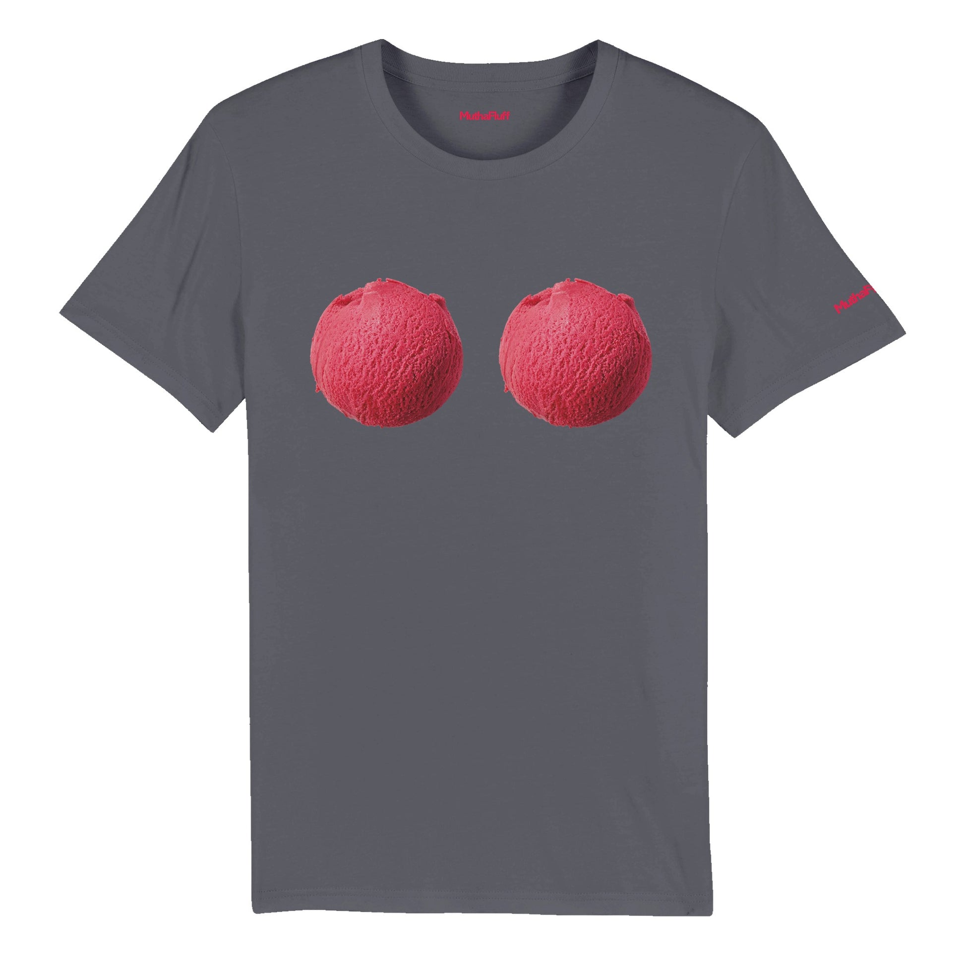 Raspberry Scoops Organic Unisex Tee