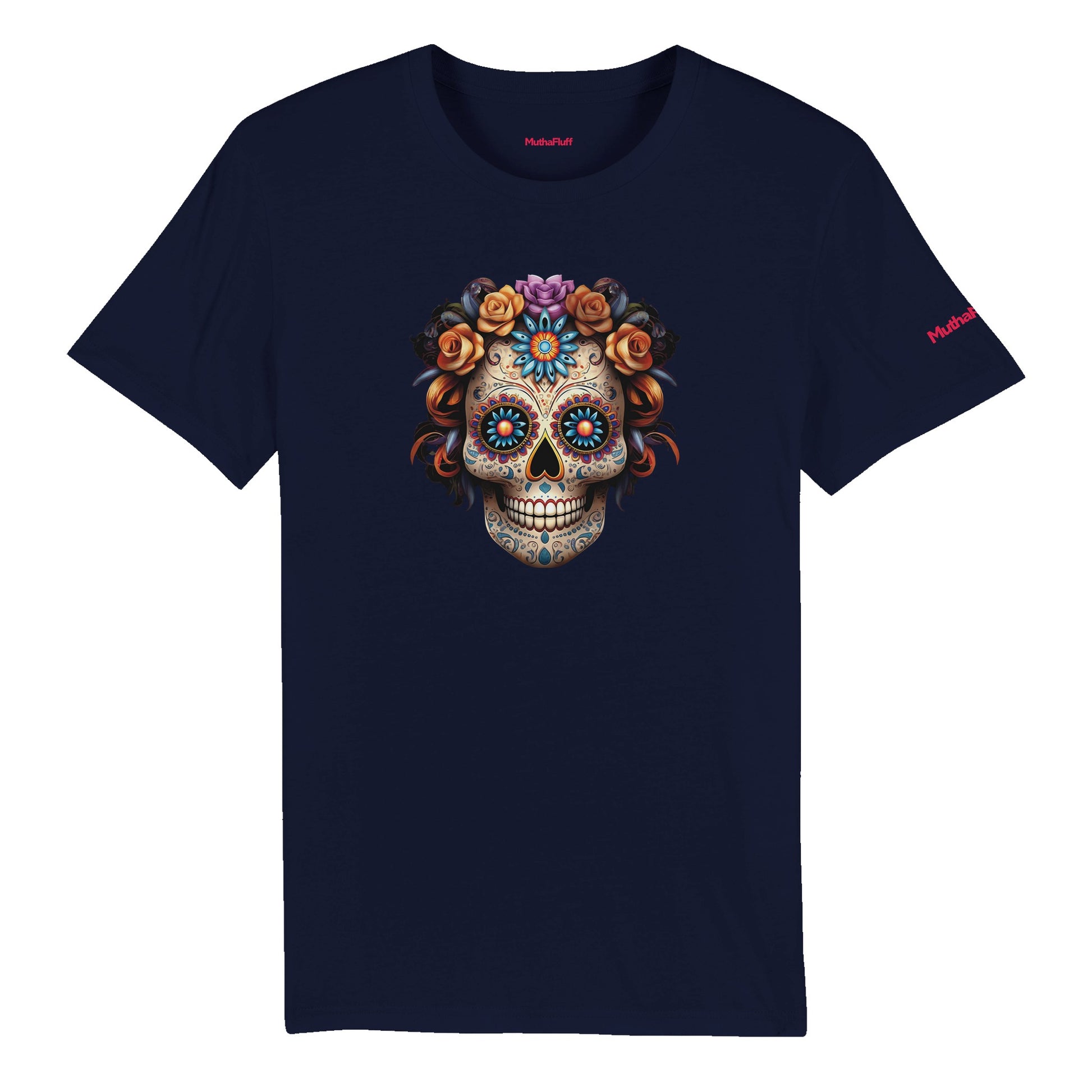 Floral Skull Organic Unisex Tee