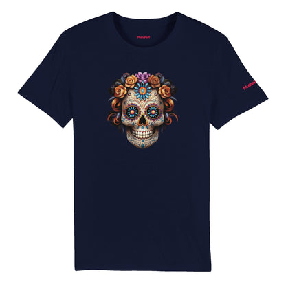 Floral Skull Organic Unisex Tee